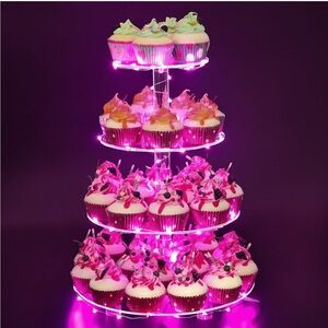 4 Tier Round Cupcake Stand